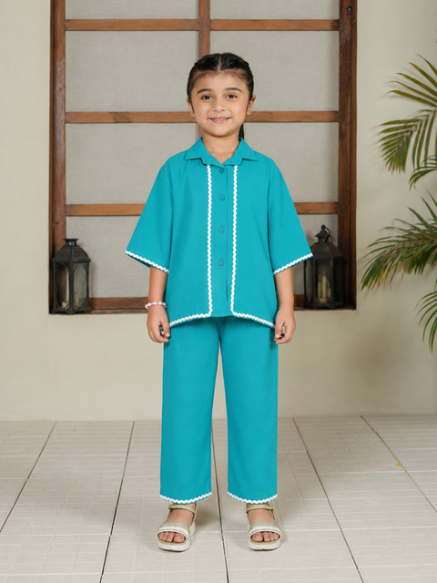 2 PIECE CRINKLE FUSION SUIT