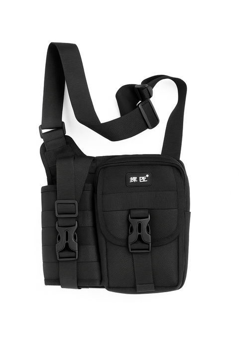 Crossbody Travel Backpack With Water Bottle Holder