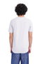 Men Branded Embroidered Tee - Ice Grey