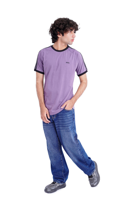 Men Branded Tee - Purple