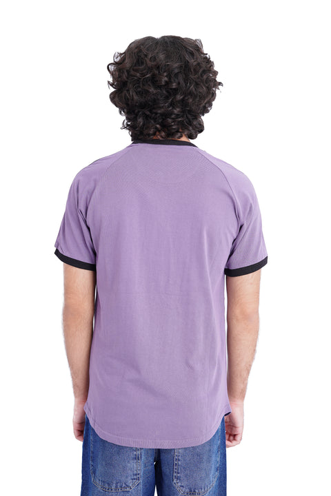 Men Branded Tee - Purple