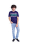 Men Branded Graphic Tee - Navy