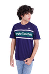 Men Branded Graphic Tee - Navy