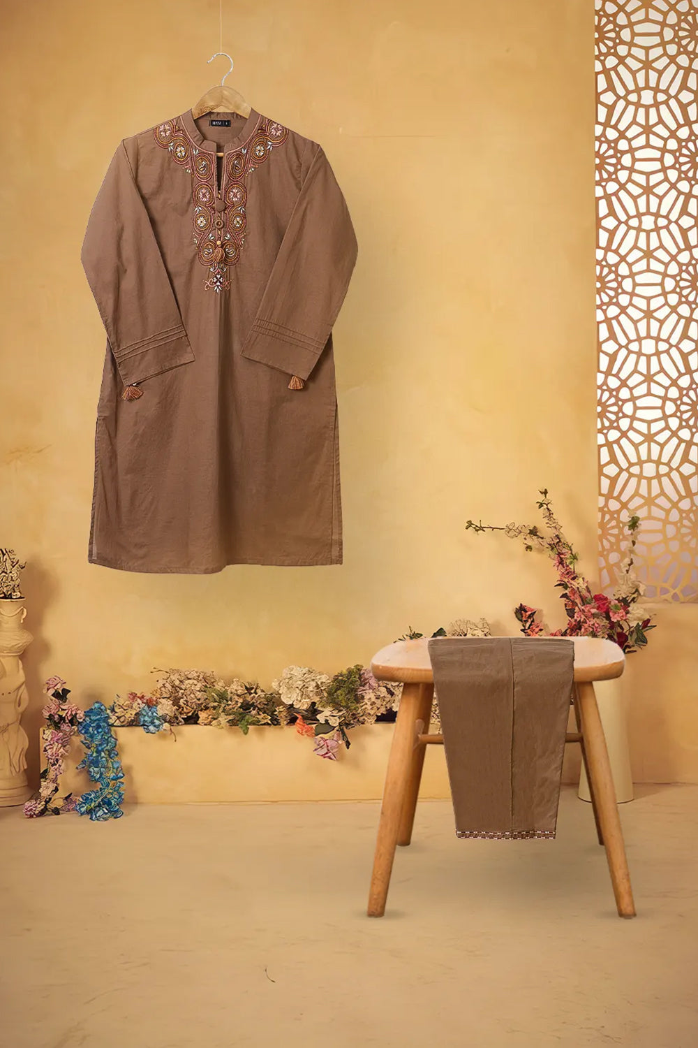 2 PIECE SOLID LAWN SUIT