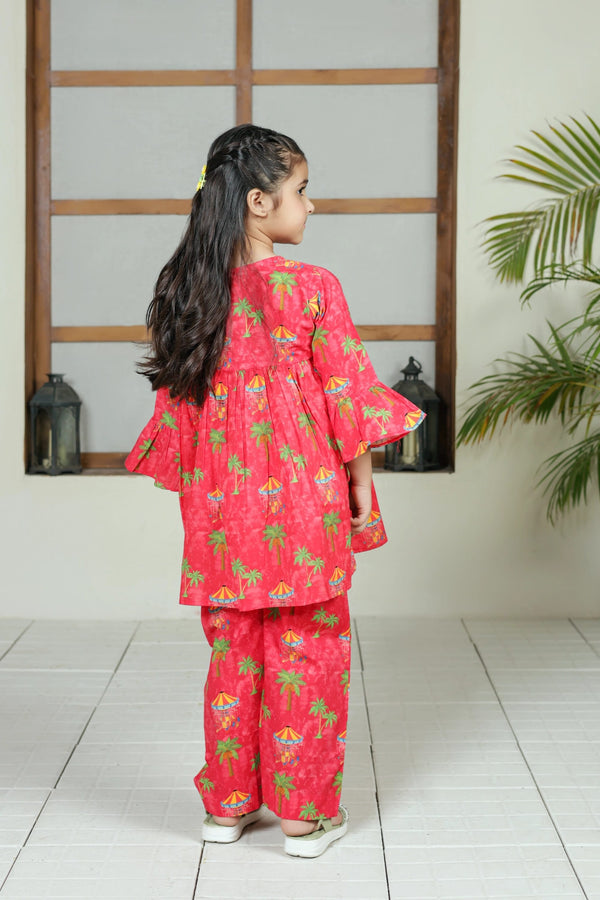 2 PIECE LAWN FUSION SUIT