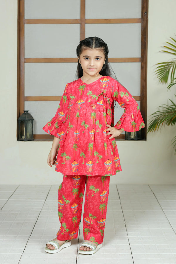 2 PIECE LAWN FUSION SUIT