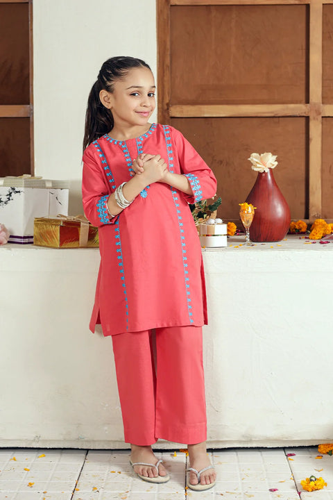 2 PIECE EMB LAWN SUIT
