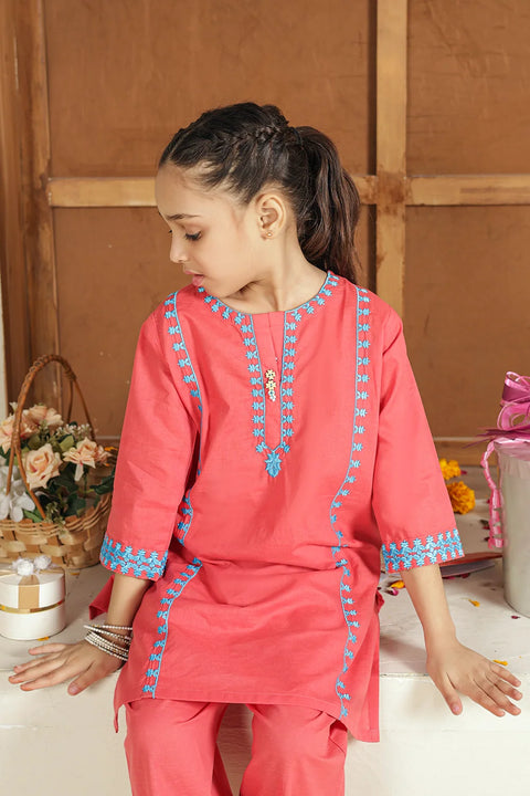 2 PIECE EMB LAWN SUIT
