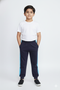 Boys Branded Terry Trouser - Navy