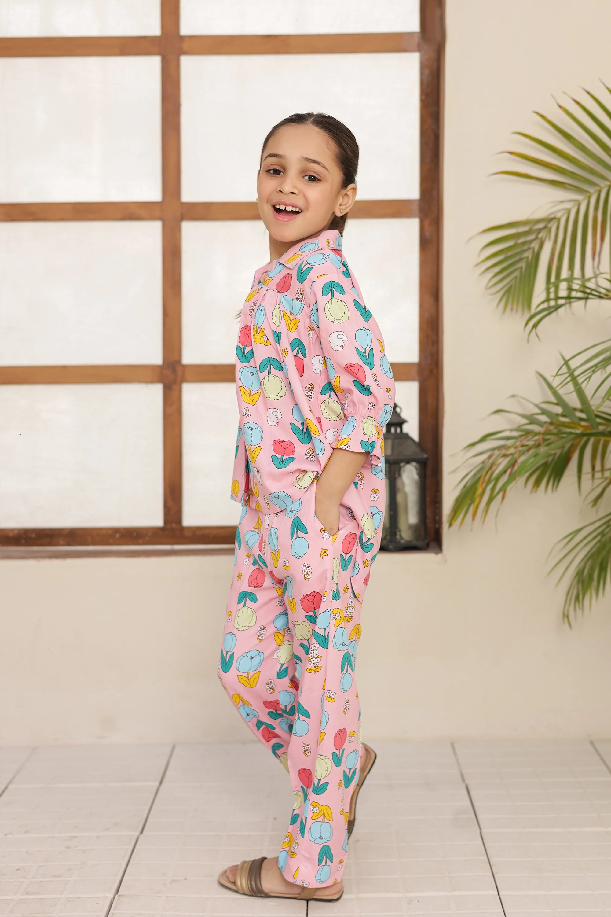 2 PIECE LAWN FUSION SUIT