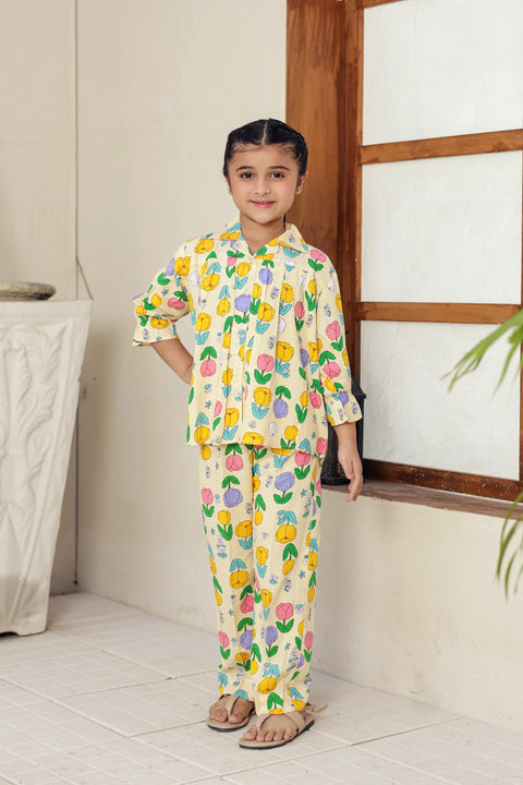 2 PIECE LAWN FUSION SUIT