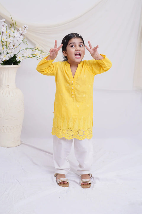 Girls Emb suit 314836-EX-0000001528-YELLOW-GS24-93-GH-15