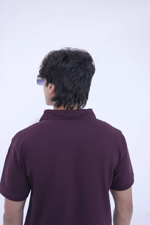 Jacquard Collar Polo