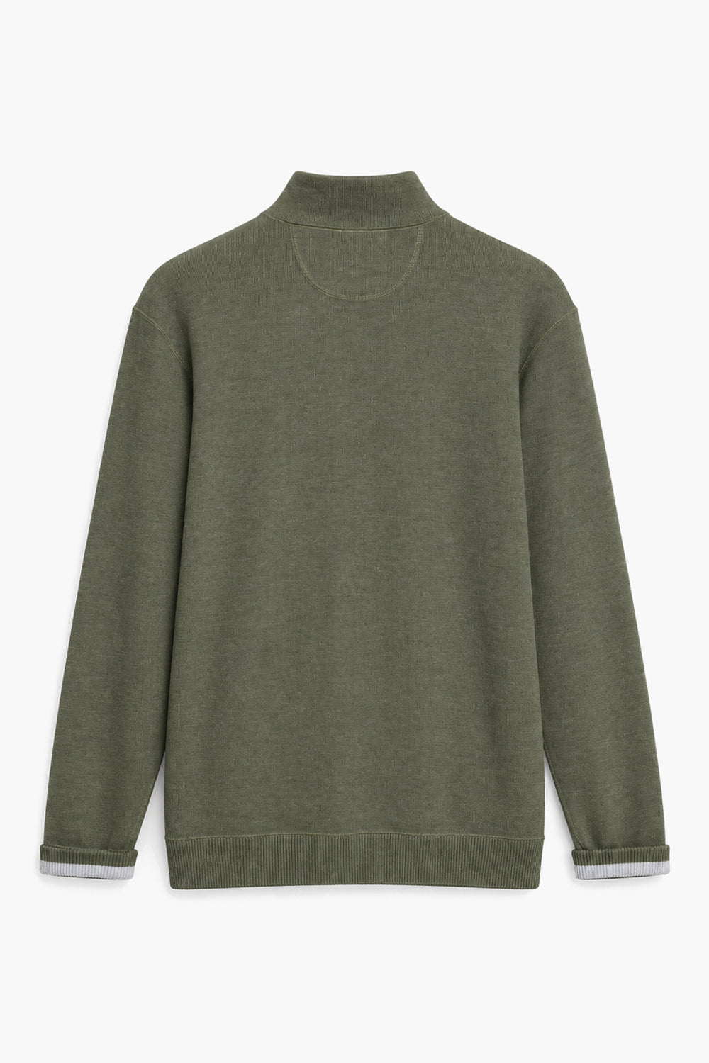 Men Branded Mockneck - Green