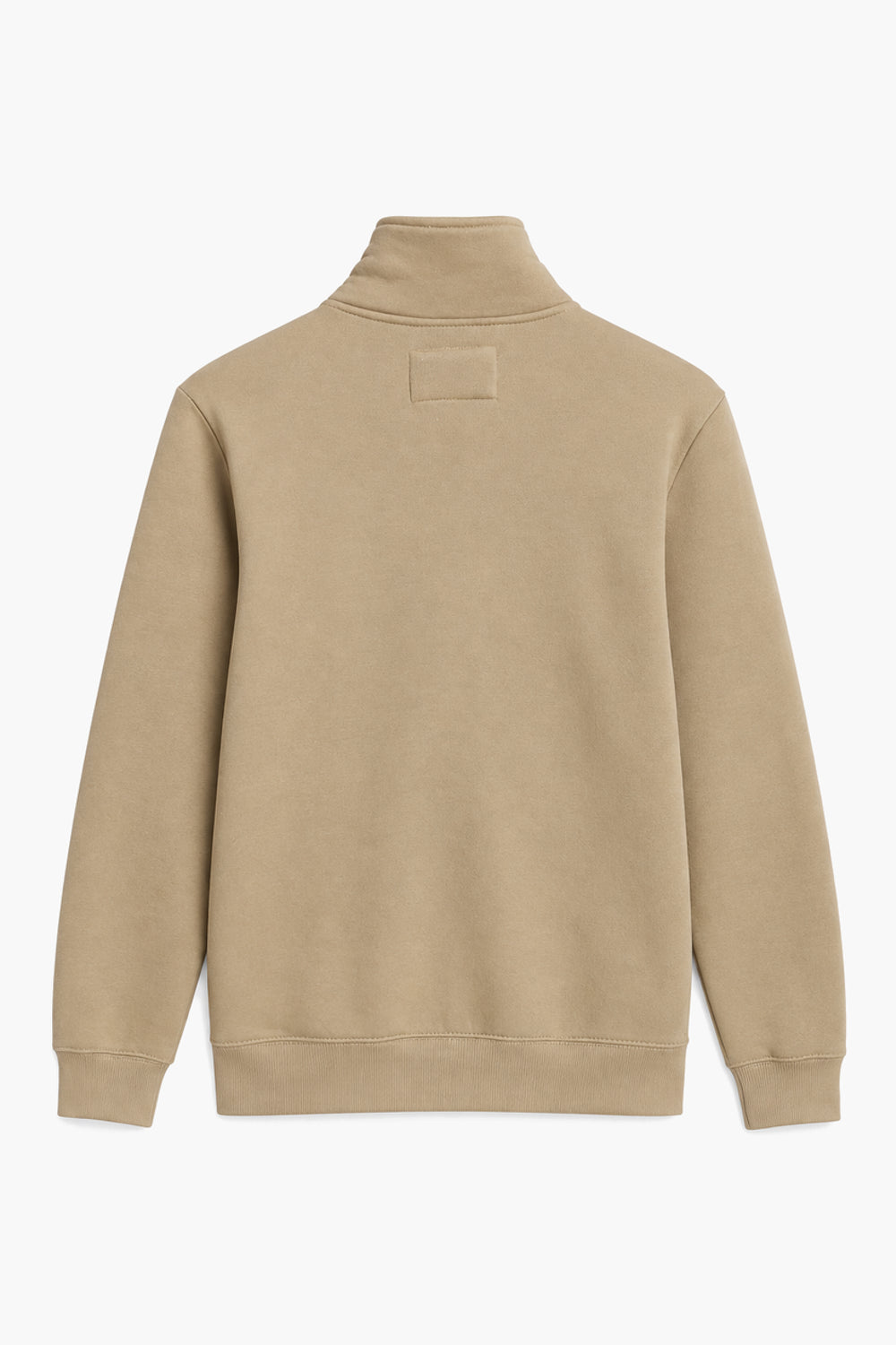 Men Branded Zipper - Camel