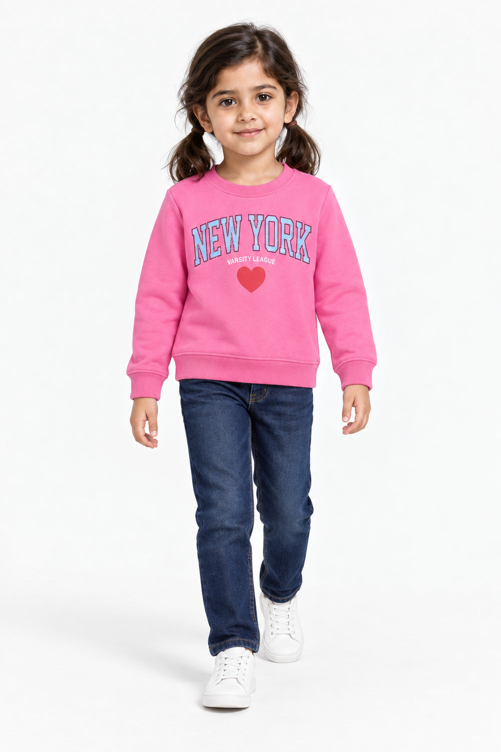 Girls Branded Graphic Sweatshirt - Pink