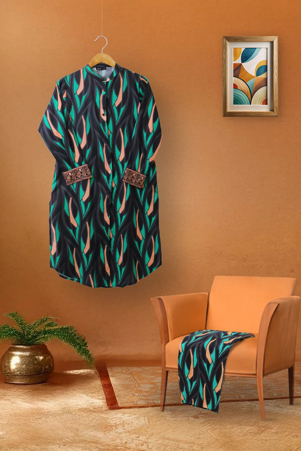2 PIECE PRINTED LAWN SUIT