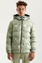 Men Branded Bomber Jacket - L/Green