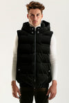 Men LV Bomber Jacket Sleeveless - Black