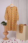 Women's Eastern Lawn Printed 2-Piece Suit WS23-102 - Yellow