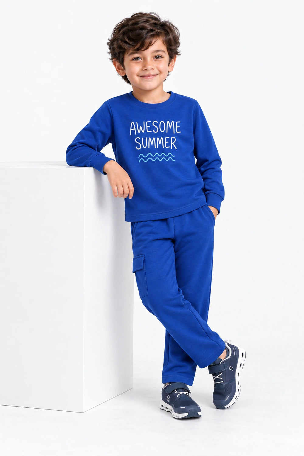 Boys Graphic 2 Piece Suit