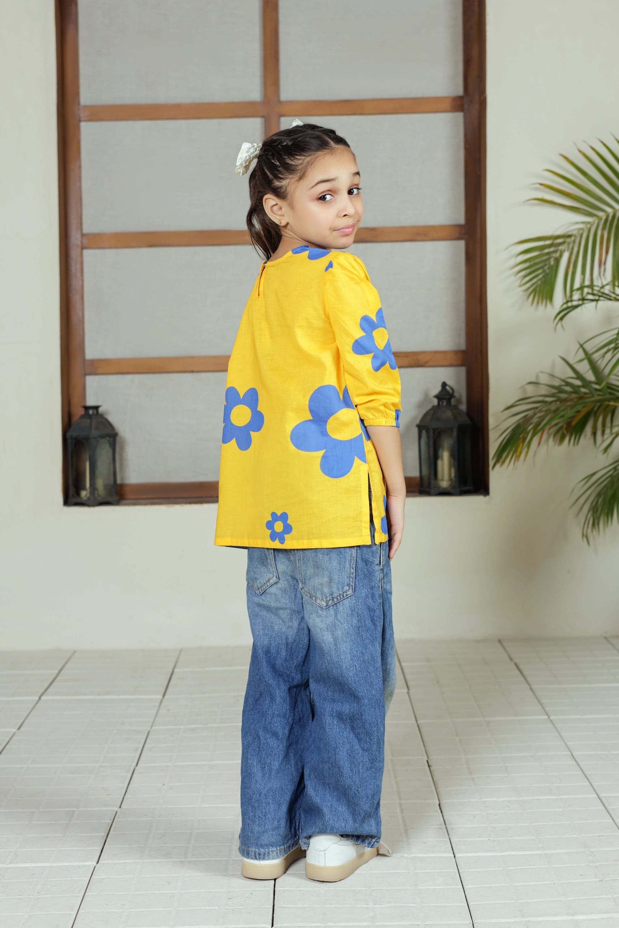 PRINTED LAWN FUSION TOP