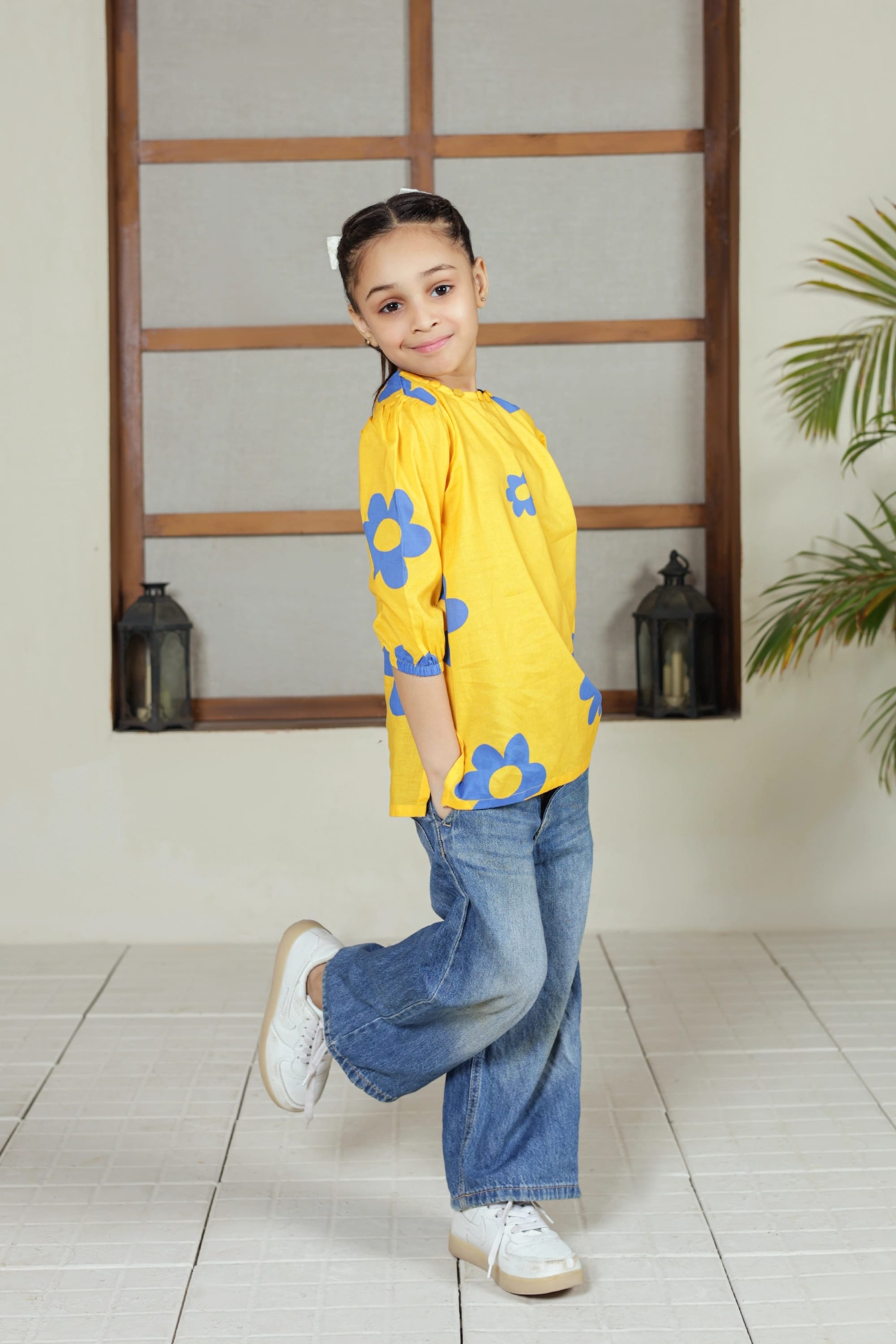 PRINTED LAWN FUSION TOP