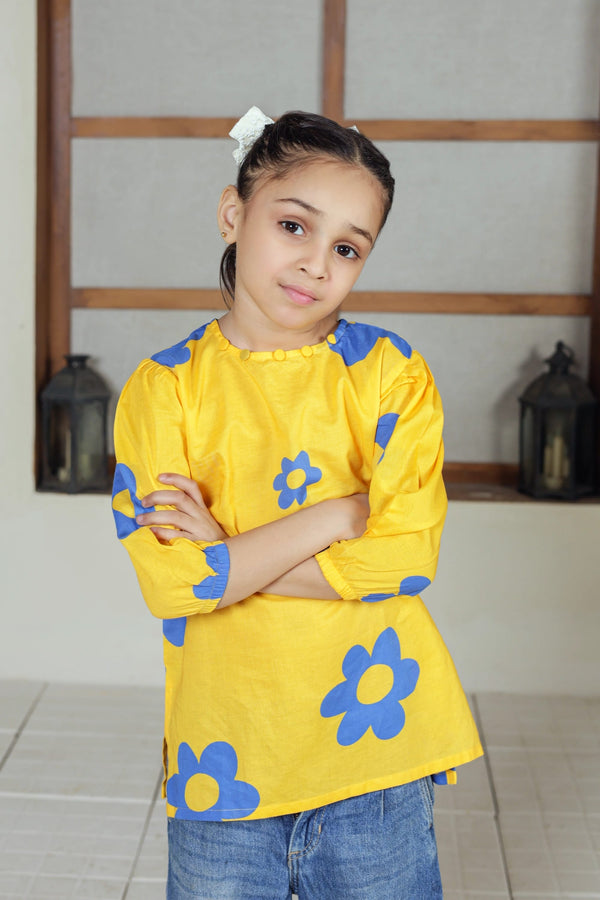 PRINTED LAWN FUSION TOP