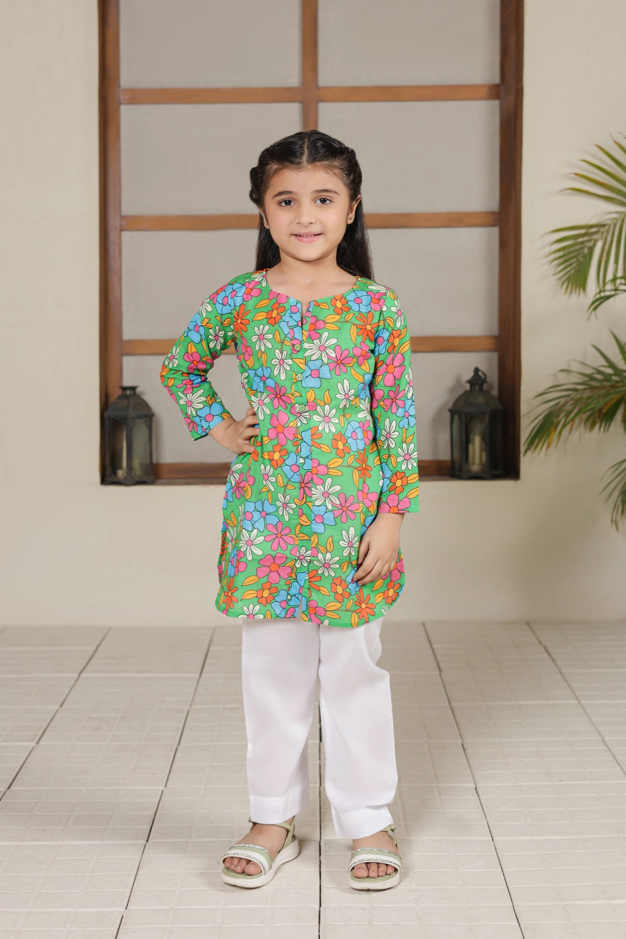 PRINTED COTTON TOP