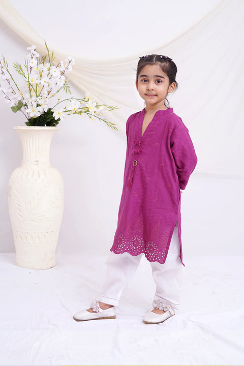 girls emb suit 326346-EX-0000002220-PURPLE-GS24-124-GH-11