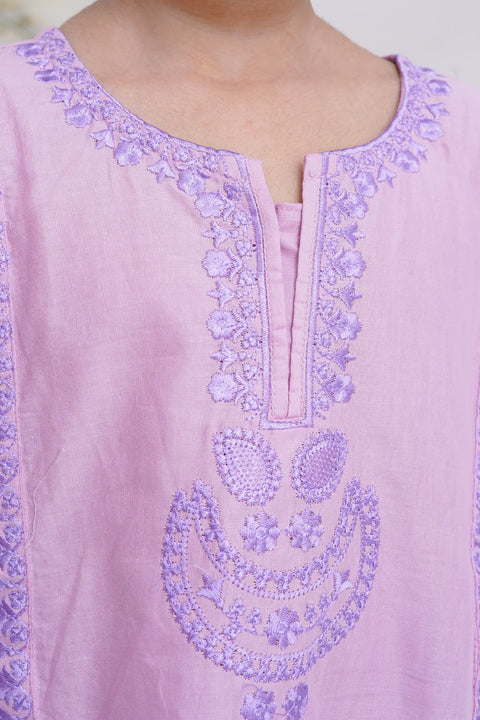 girls emb suit 338629-EX-0000003261-PURPLE-GS24-150-GH-21
