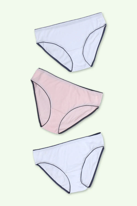 Girl Panties Pack of 3 - (Assorted)