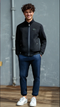 Men Mashalong Bomber Jacket - Black