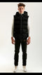 Men LV Bomber Jacket Sleeveless - Black