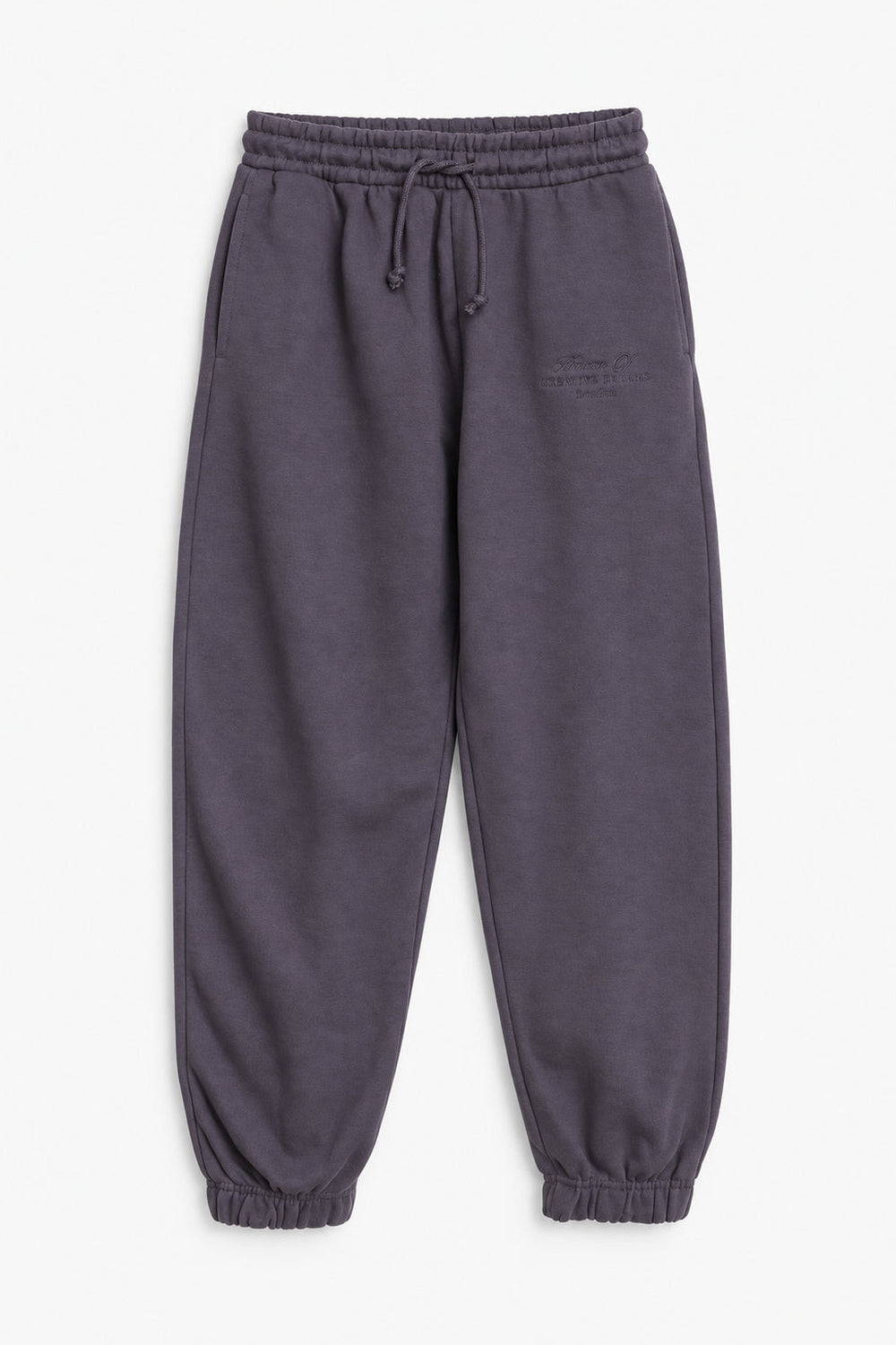 Women Branded Fleece Trouser - L/Purple