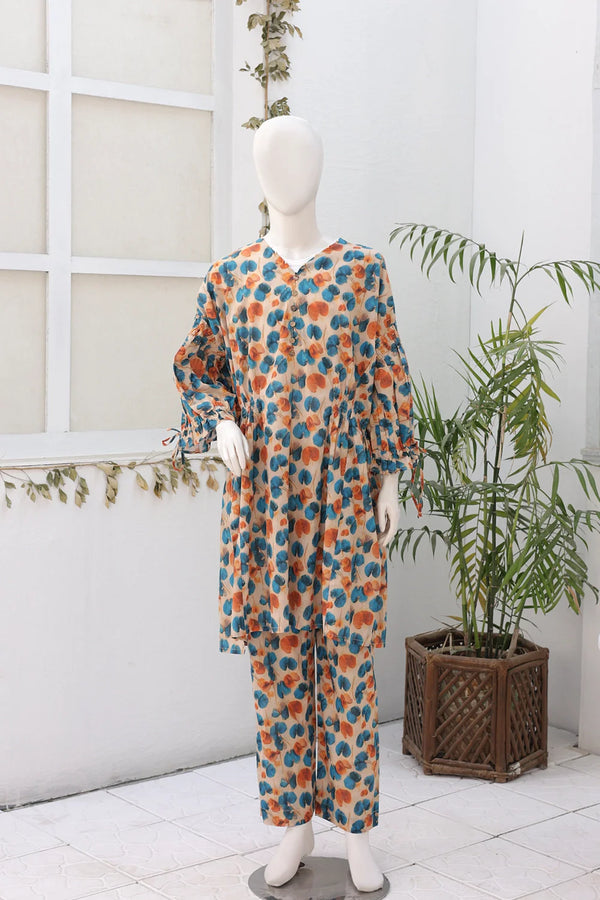2 PIECE PRINTED LAWN SUIT