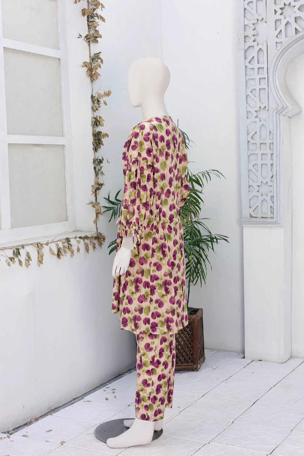 2 PIECE PRINTED LAWN SUIT