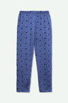 Women's Printed Jersey Pajama - Navy