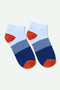 Men's Ankle Socks - Blue & Orange