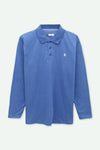 Men Solid Polo - Blue