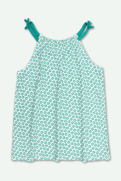 Girls graphic Tank Top - Green
