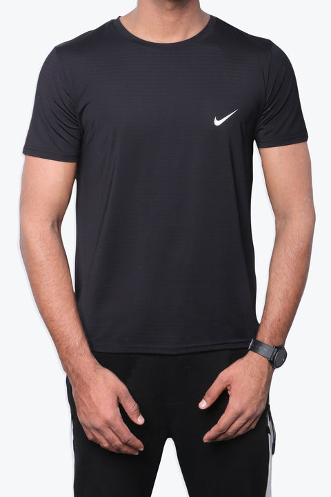 Men Sports Wear T-Shirt - Black