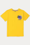 Boys Graphic T-Shirt (Brand: MAX) - Yellow