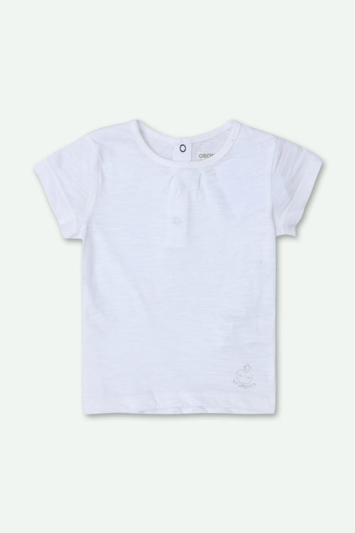 Girls Graphic T-Shirt - White