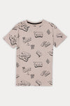 Boys Graphic T-Shirt (Brand: MAX) - L/Brown