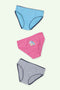 Girl Panties Pack of 3 - (Assorted)