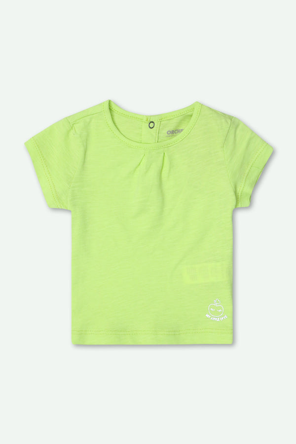 Girls Graphic T-Shirt - Green