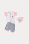 Infant Baby 3-Piece Suit 023 - Orange