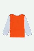 Girls Lycra T-Shirt - Orange