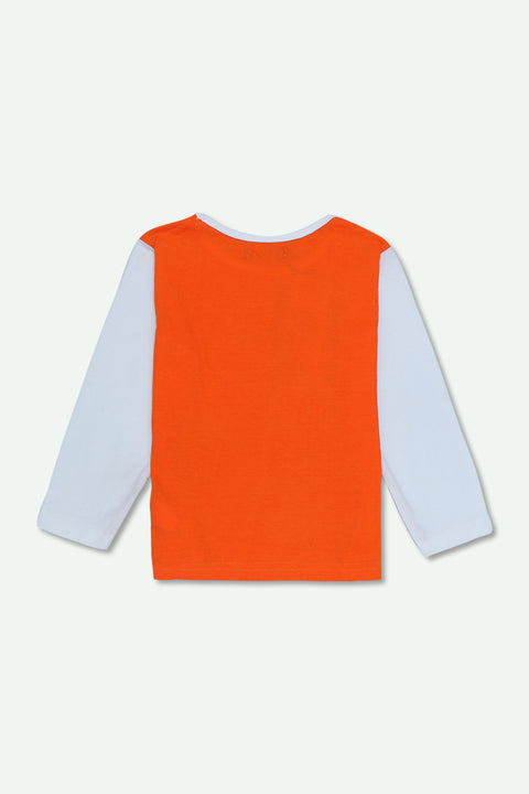 Girls Lycra T-Shirt - Orange